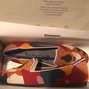 Rothy’s flats in Moroccan Amber